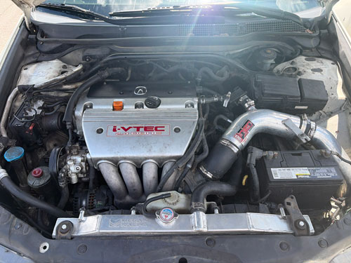 Intact i-VTEC engine in a 2005 Acura TSX junked in Fort Myers, FL
