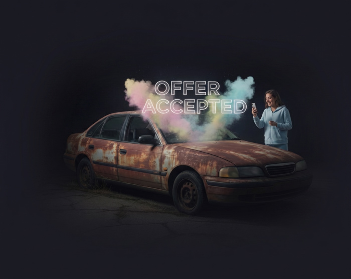 Clunqr — get a cash offer for your junk car